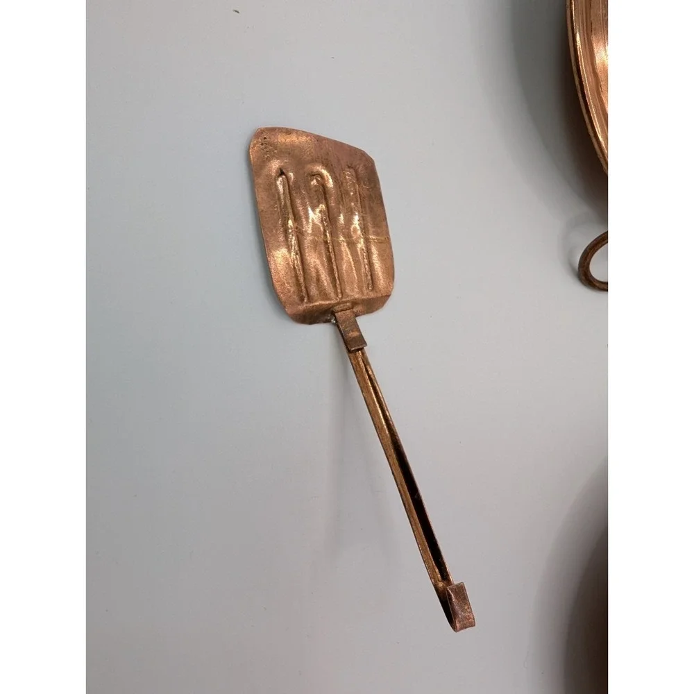 Vintage Mini Small Copper Pans Set 3 Mexican Style Cazo Pans Hammered 5 inch